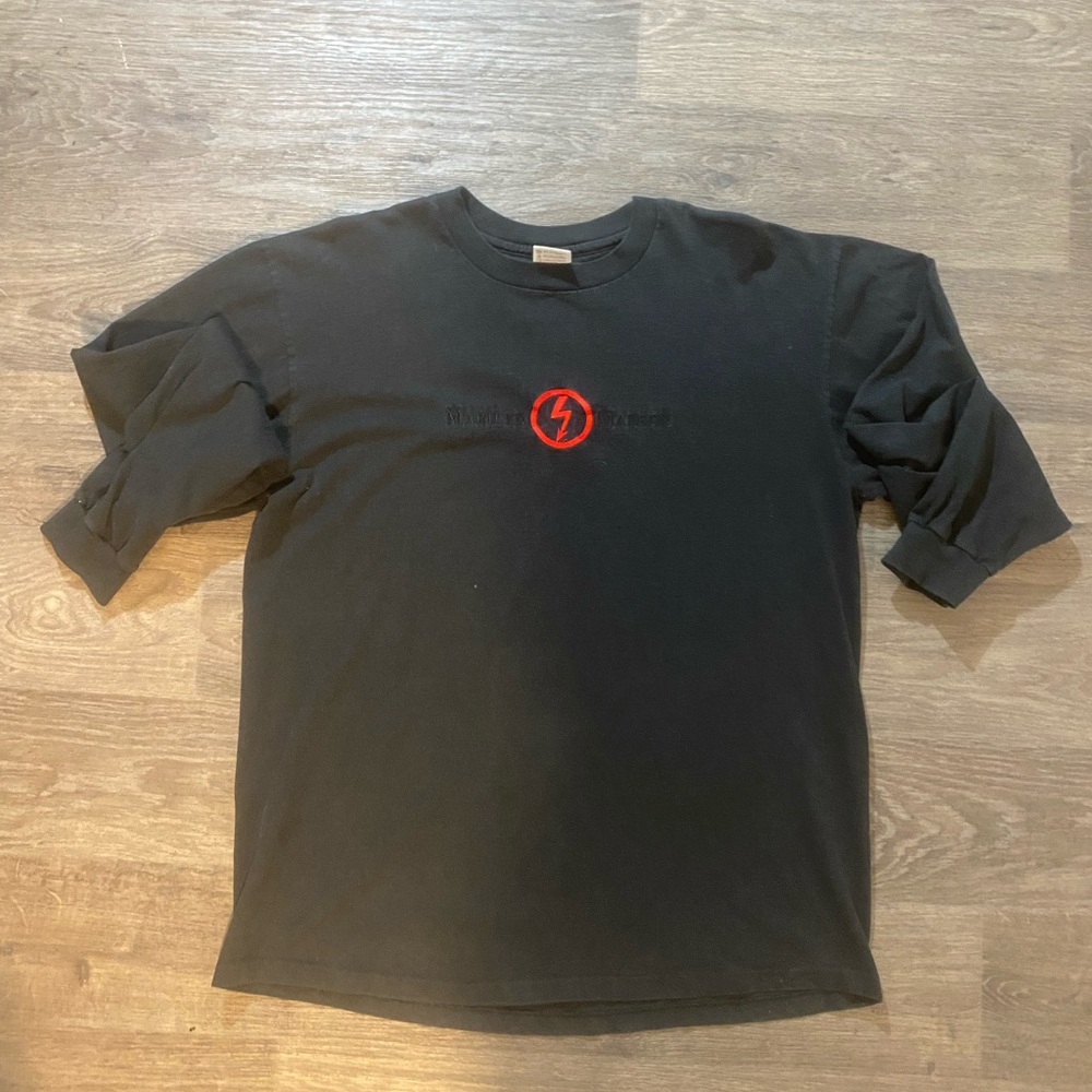 90s tour Marilyn Manson logo xl anvil tag authentic vintage